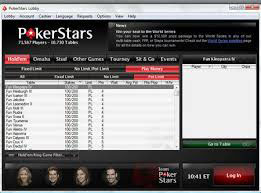 лобби PokerStars